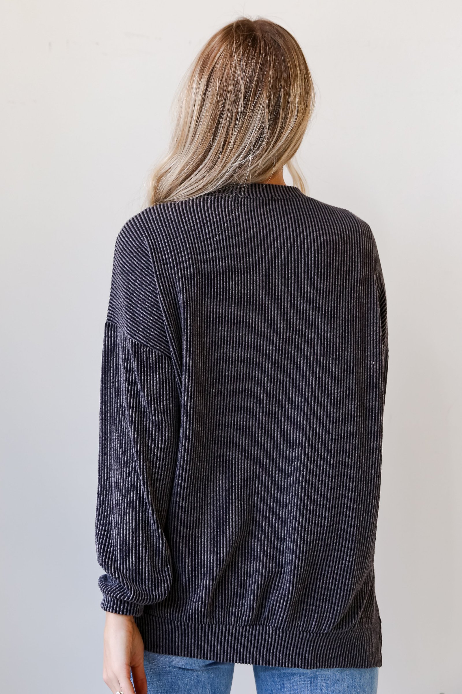 Perfect Aesthetic Corded Oversized Pullover