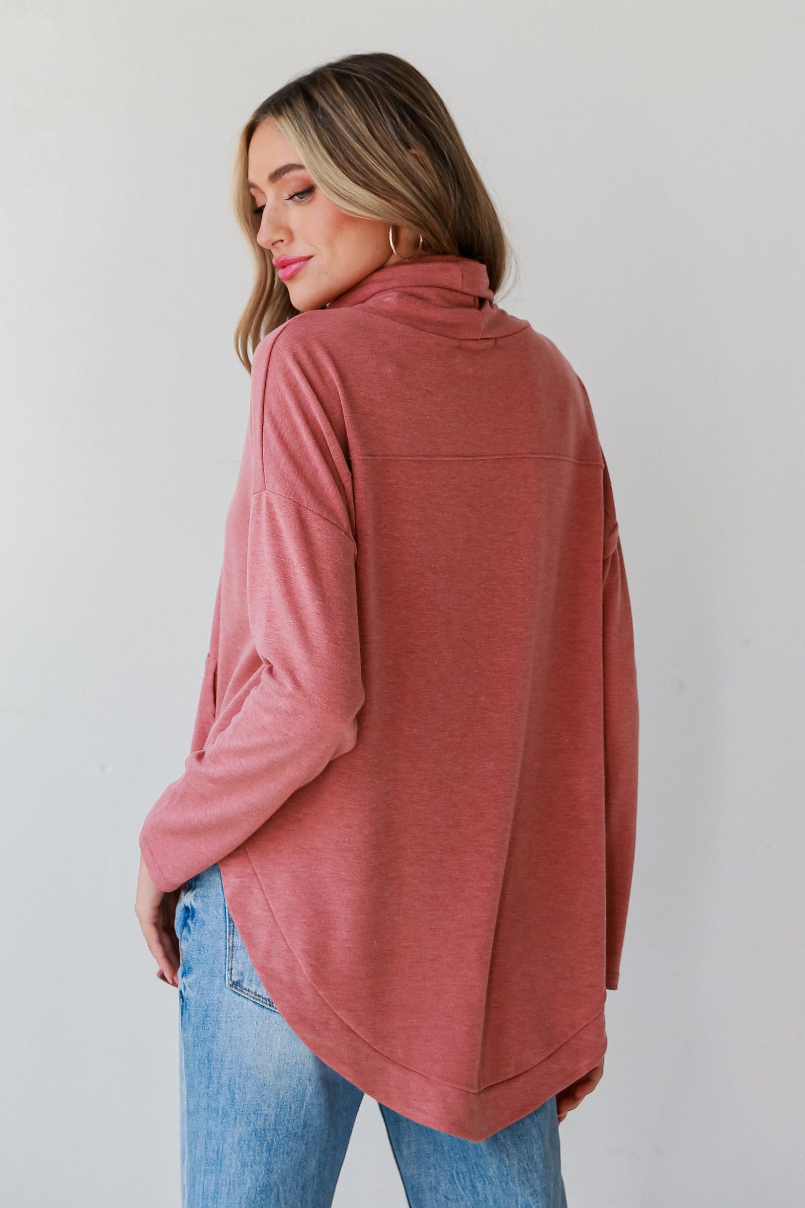 Everly Cowl Neck Pullover - DOORBUSTER