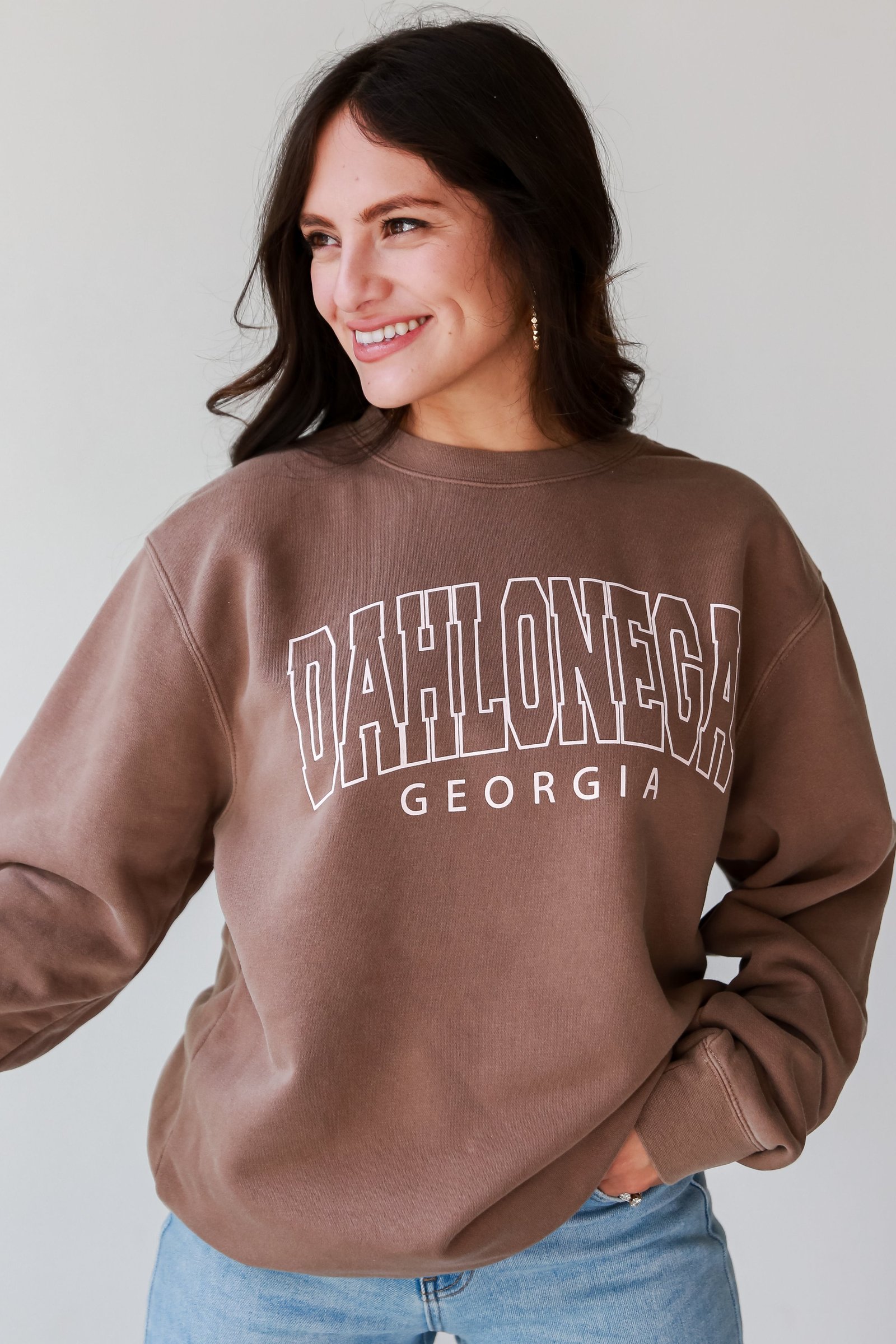 Brown Dahlonega Georgia Sweatshirt