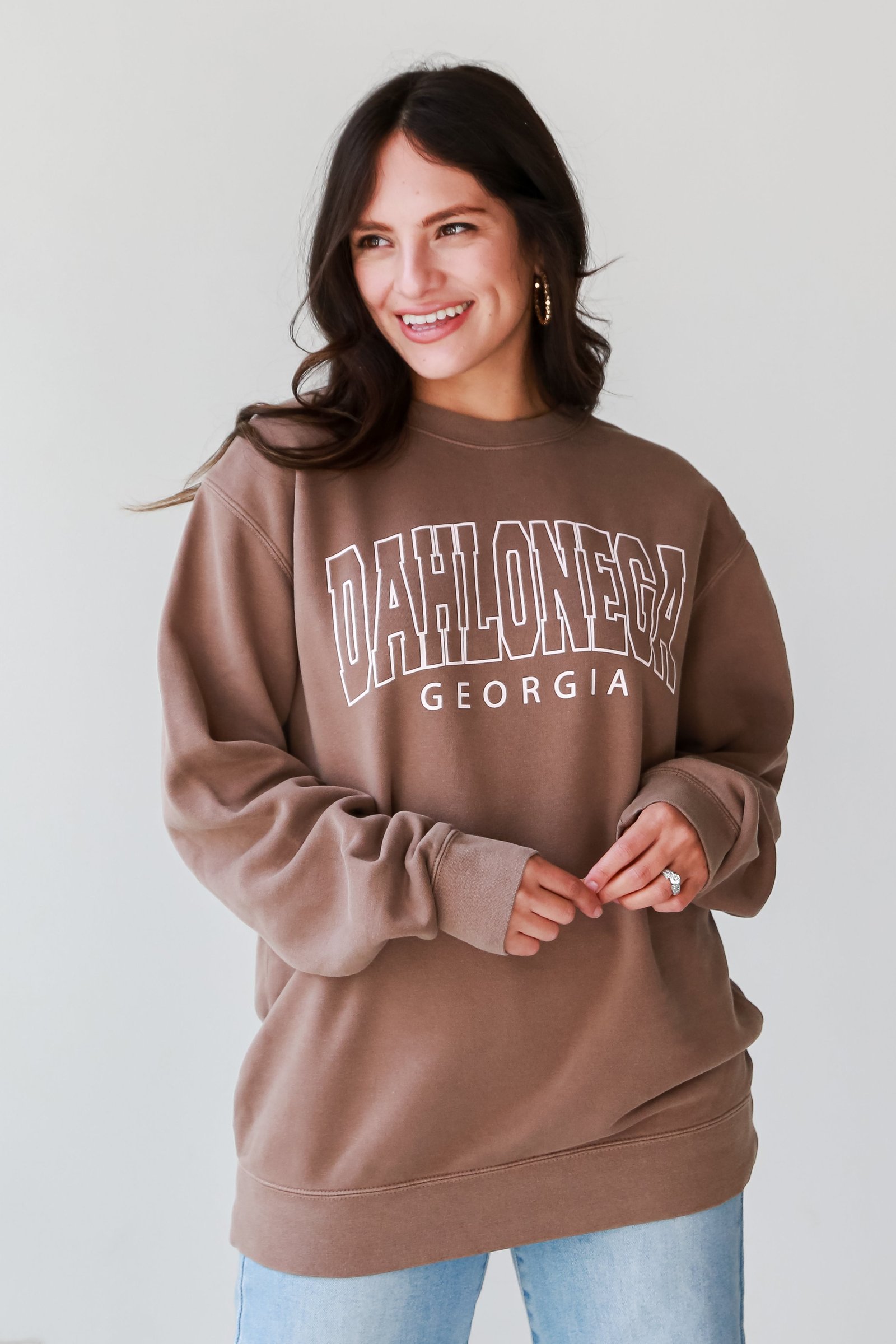 Brown Dahlonega Georgia Sweatshirt